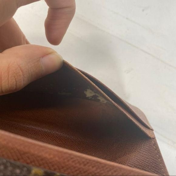 Authentic Louis Vuitton Wallet Porte Monnaie Billets Tresor Bifold LV Vintage - Picture 10 of 13